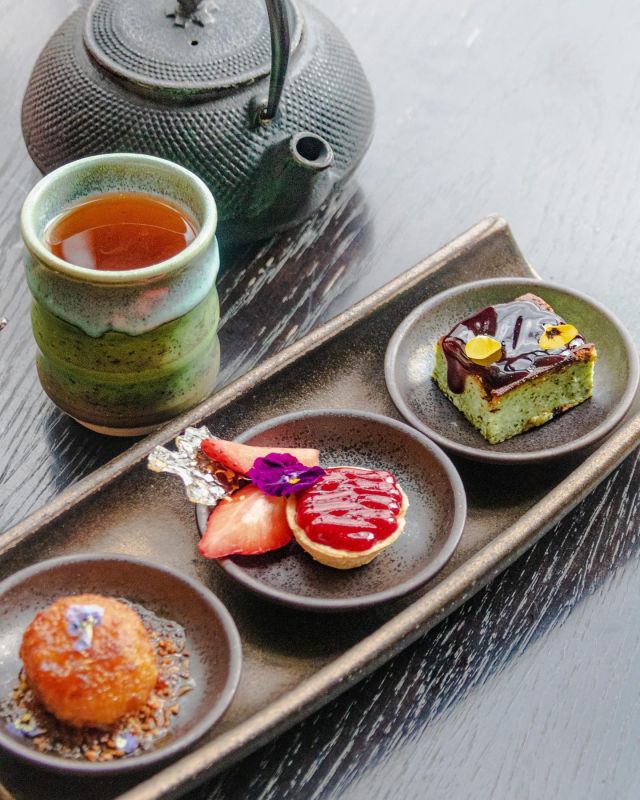 Enjoy sweet treats and any tea or coffee from the menu for £10 in the beautiful floral, Japanese-inspired surroundings of @issholds. One of our rooftop restaurants here at Victoria Leeds, indulge in expertly crafted treats such as Agemochi, cheesecake and yuzu tart, whilst enjoying the view of the city and beyond.

Sunday – Thursday, 12 – 5pm in Kori Bar, no booking required.

£10 per person.