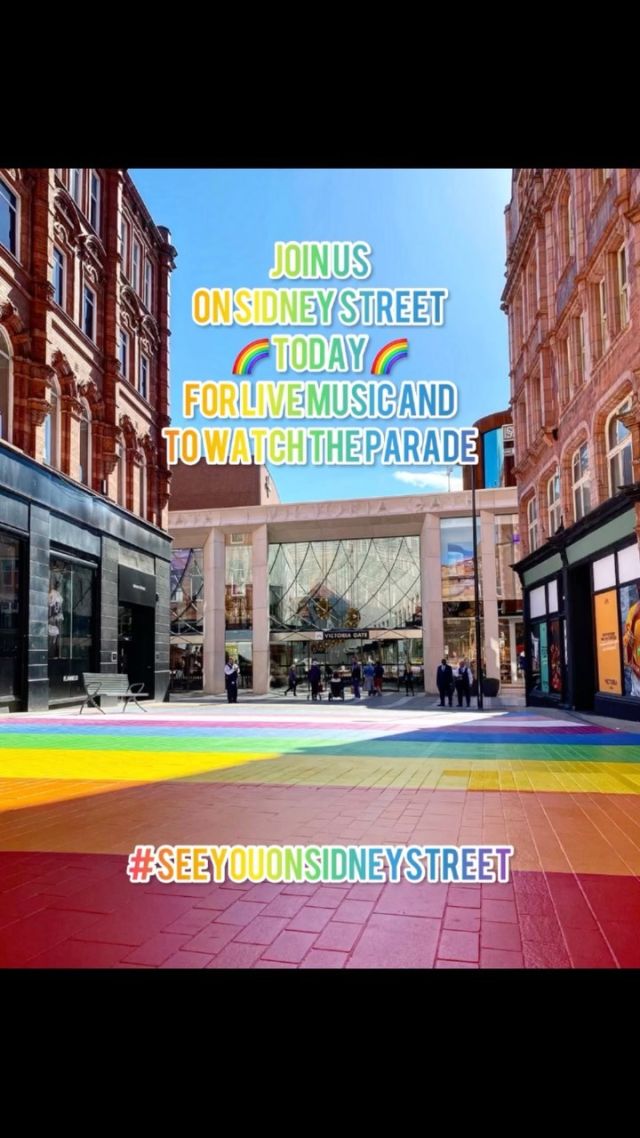 Leeds… The day has arrived! 🌈 We look forward to welcoming all our visitors today, whether you’re watching the Pride Parade, shopping, dining, or browsing, everyone is welcome! 🥰 

#seeyouonsidneystreet #pride #leedspride

#thisisleeds #leeds #leedspride💙💜❤️💛💚 #victorialeeds #gaypride #transpride #everyonewelcome #pride2022 @leeds.life @leedslive @welcometoleeds #leedswelcome #prideparade #livemusic #shopping #freeevent #pride🌈 #lgbt #lgbtq #lgbtq🌈 #lgbtpride #yorkshirepride #lgbtq #summer