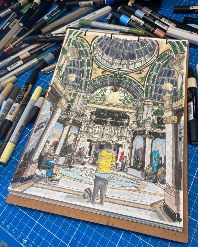 @sketchclubsocial are back for an after hours lock-in sketch event 🎨  Following the hugely successful February @sketchclubsocial event, we’re moving over to Victoria Gate for an evening of sketching, live music, fizz and canapés ✨  📸 @artbyarjo illustration from the last sketch club event  🎟️ Tickets in bio 
📍 Victoria Gate
⏰ Thursday 25th April 2024