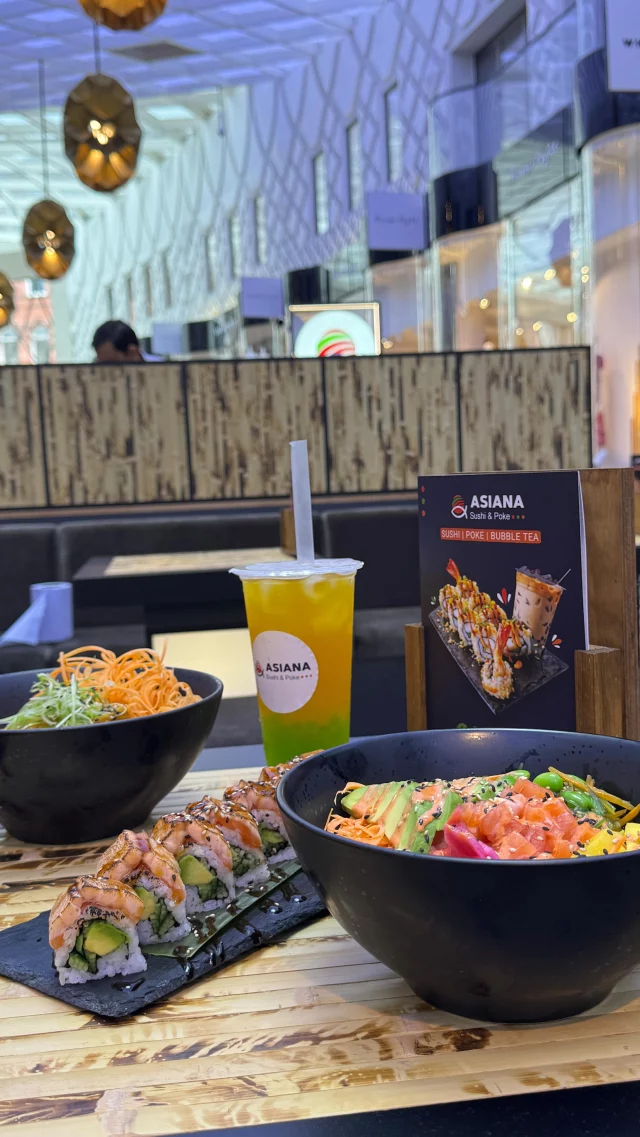 Sushi and bubble tea- we’re in heaven! 🍱🧋

We checked out the new menu at @asiana.sushi.poke and we were in awe! With freshly prepared salmon and tropical bubble tea, there’s something for every craving! 

✨ Want 20% off your first order?
Just follow @asiana.sushi.poke and comment “sushi” on this video.
Show them you’re following when you order to claim your discount!

We tried:
- Salmon Teriyaki
- Salmon Poke Bowl
- Chicken Katsu Curry
- Salmon Sashimi 
- Bubble Tea’s: watermelon with passion fruit & mango with green apple